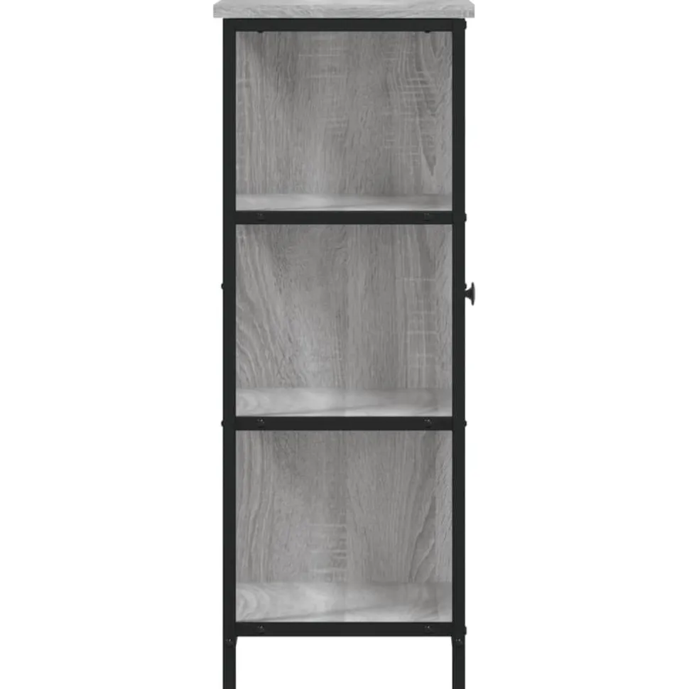 Senkki harmaa Sonoma 70x30x80 cm tekninen puu (35492)