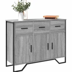 Senkki harmaa Sonoma 97x32,5x74,5 cm tekninen puu (48562)