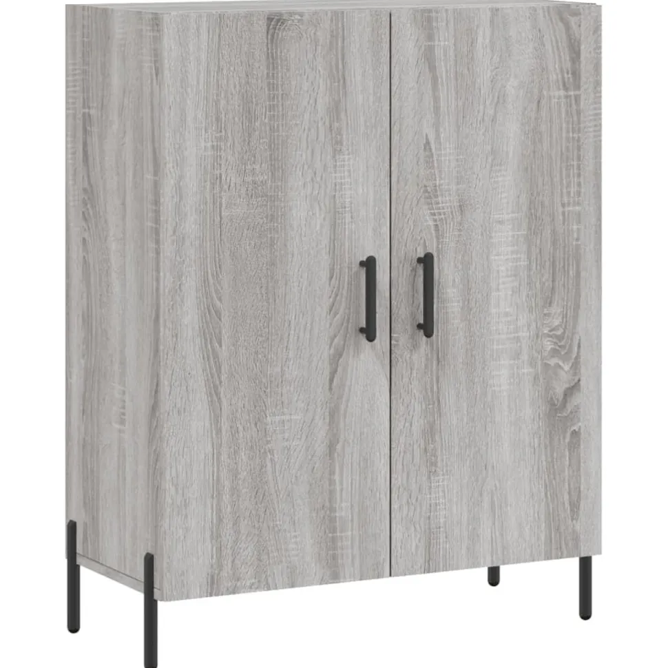 Senkki harmaa Sonoma 69,5x34x90 cm tekninen puu (27738)
