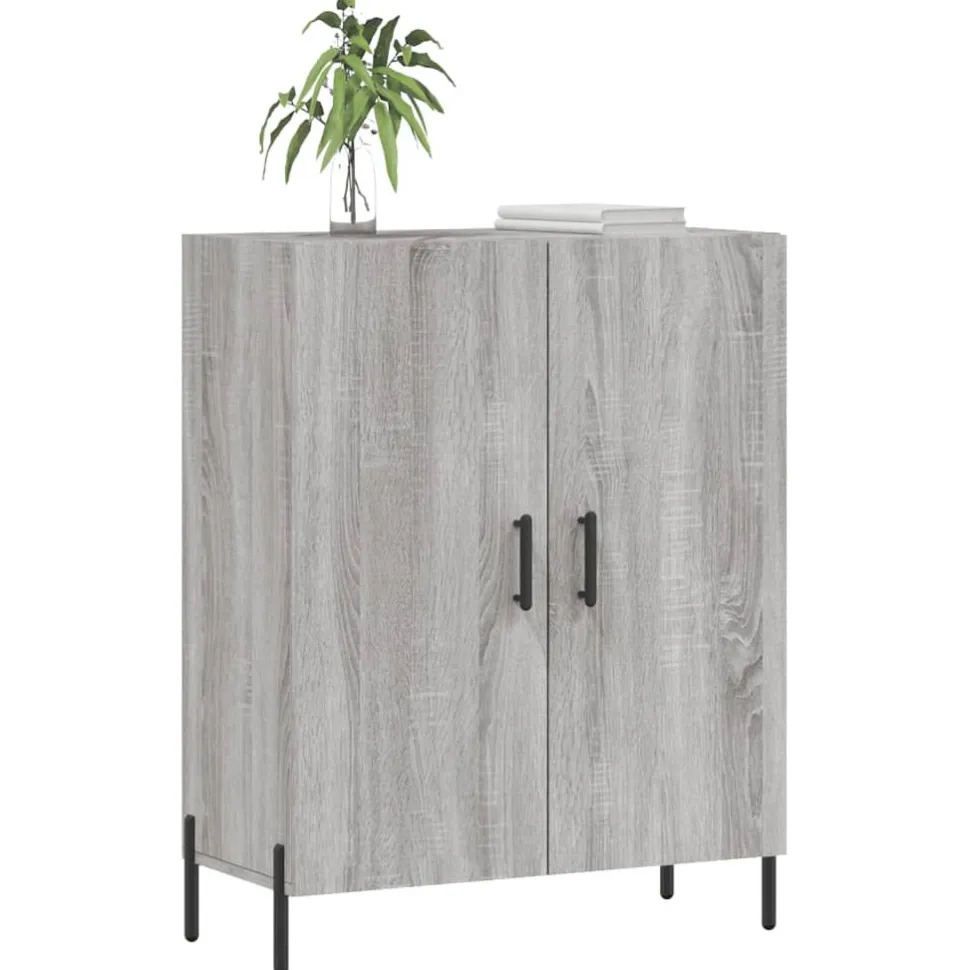 Senkki harmaa Sonoma 69,5x34x90 cm tekninen puu (27738)