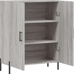 Senkki harmaa Sonoma 69,5x34x90 cm tekninen puu (27738)