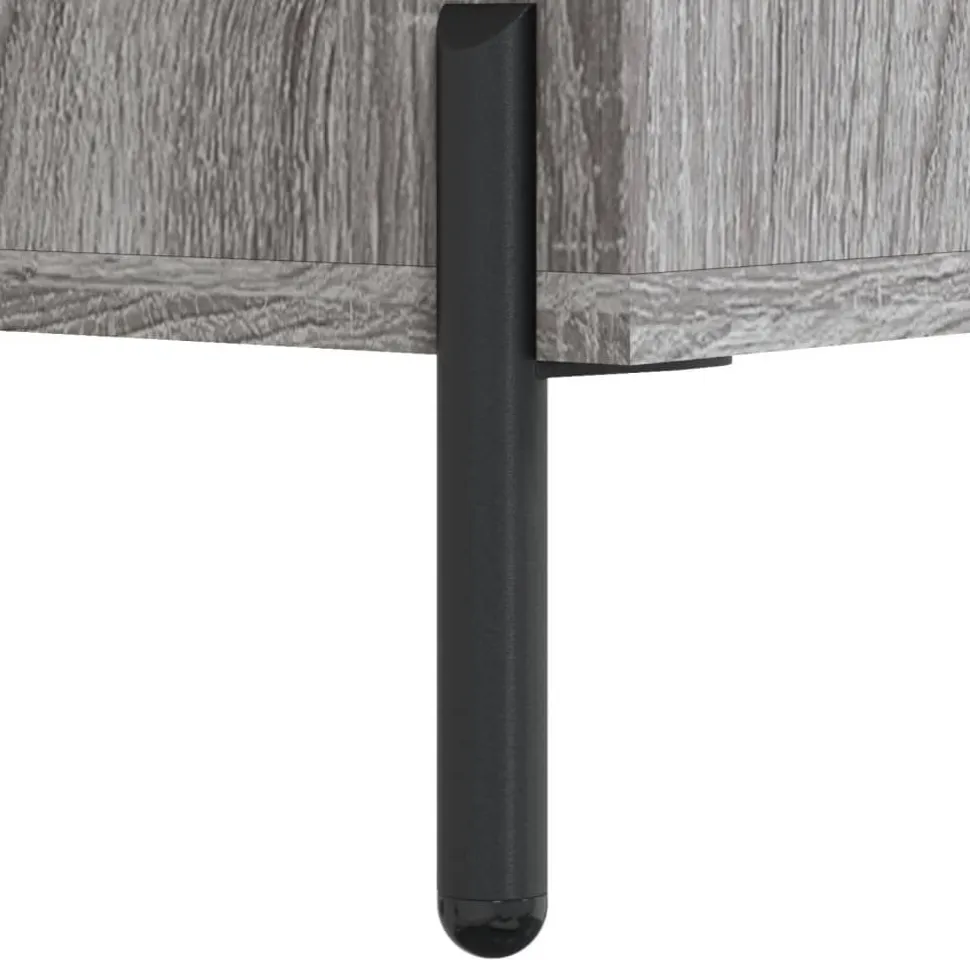 Senkki harmaa Sonoma 69,5x34x90 cm tekninen puu (27738)