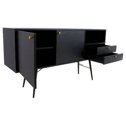 Senkki Home4You Luxemburg 150x40x80cm, musta