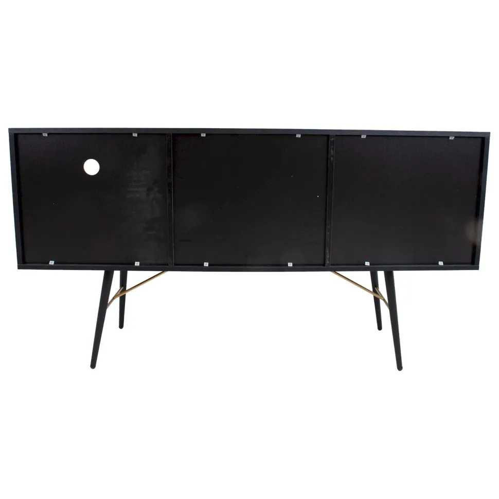 Senkki Home4You Luxemburg 150x40x80cm, musta