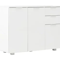 Senkki korkeakiilto valkoinen 107x35x80 cm