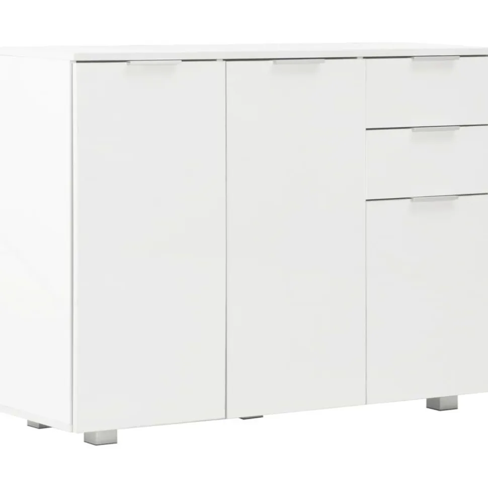 Senkki korkeakiilto valkoinen 107x35x80 cm