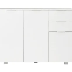 Senkki korkeakiilto valkoinen 107x35x80 cm