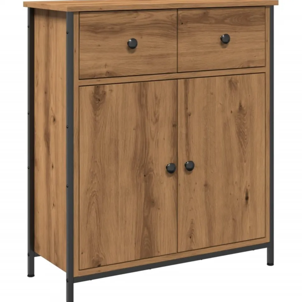 Senkki käsityöläinen tammi 70x30x80 cm tekninen puu (57471)