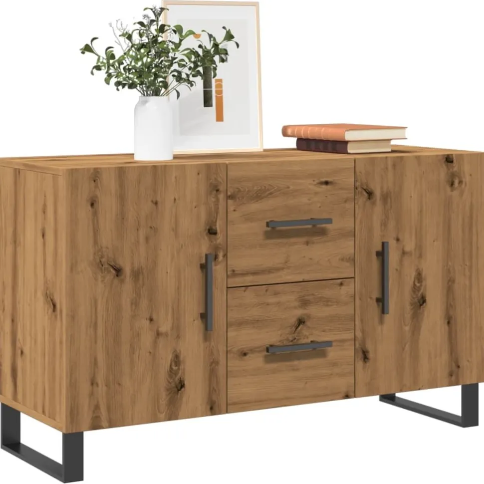 Senkki käsityöläinen tammi 100x36x60 cm tekninen puu (57325)