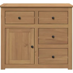 Senkki laatikoilla Panama 93x40x80 cm täysi mänty (16384)