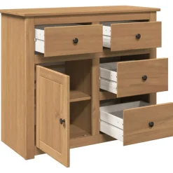 Senkki laatikoilla Panama 93x40x80 cm täysi mänty (16384)