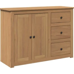 Senkki laatikoilla Panama 112x40x80 cm täysi mänty (16385)