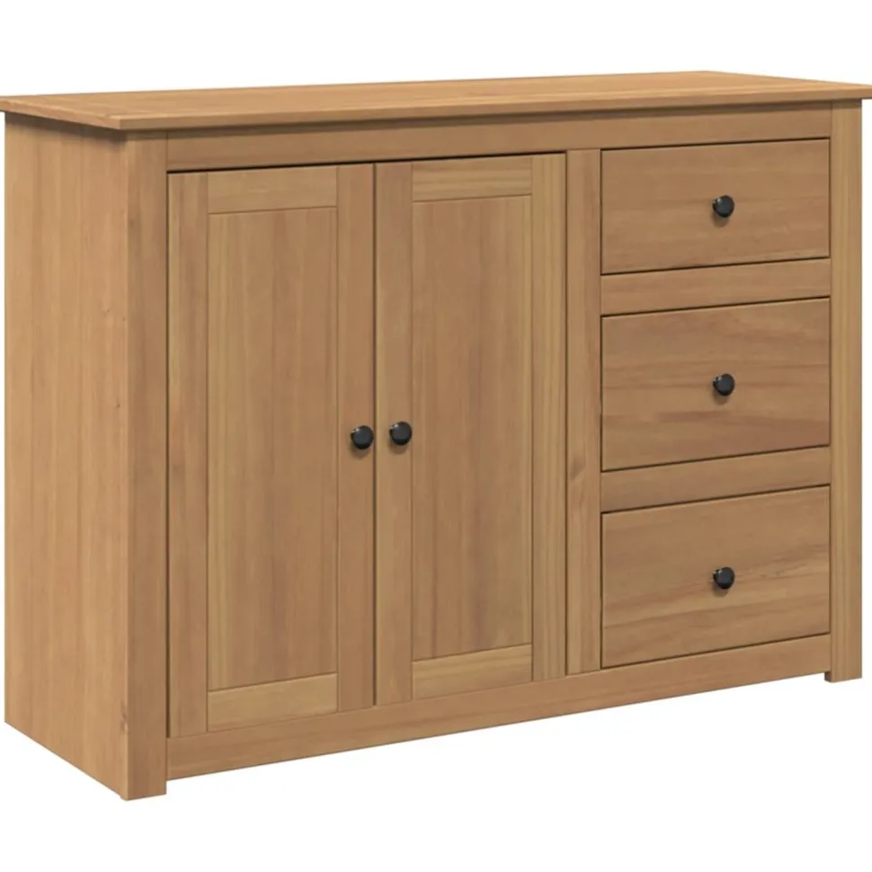 Senkki laatikoilla Panama 112x40x80 cm täysi mänty (16385)