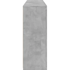 Senkki LED-valoilla betoninharmaa 181,5x37x100 cm (09180)