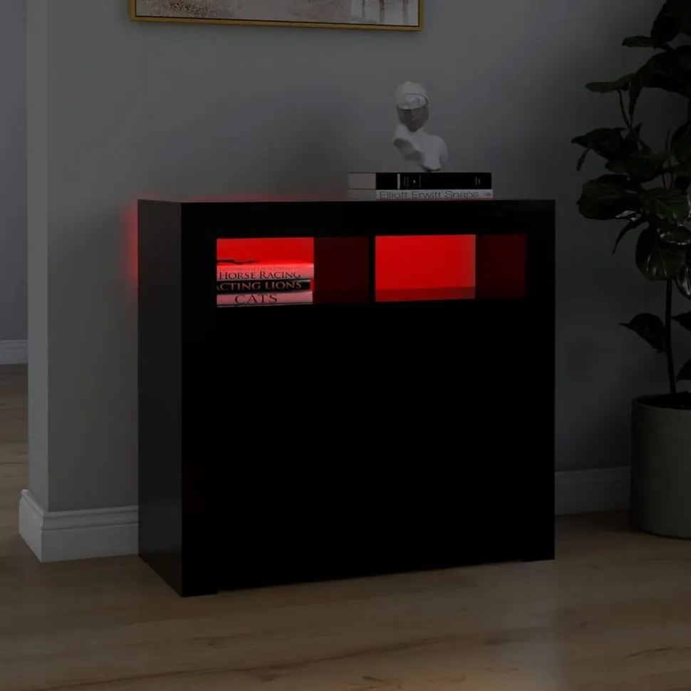 Senkki LED-valoilla, eri kokoja ja värejä