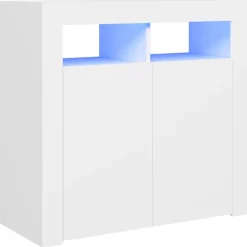 Senkki LED-valoilla, eri kokoja ja värejä