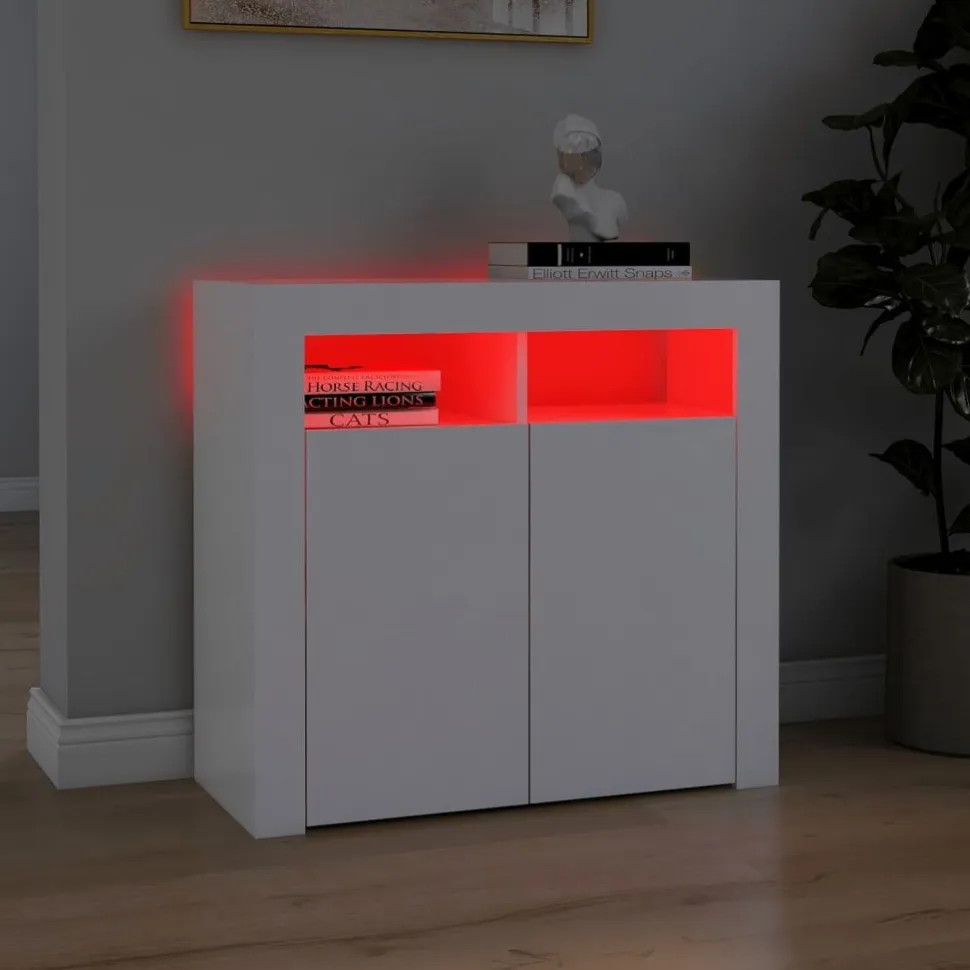 Senkki LED-valoilla, eri kokoja ja värejä