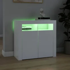 Senkki LED-valoilla, eri kokoja ja värejä