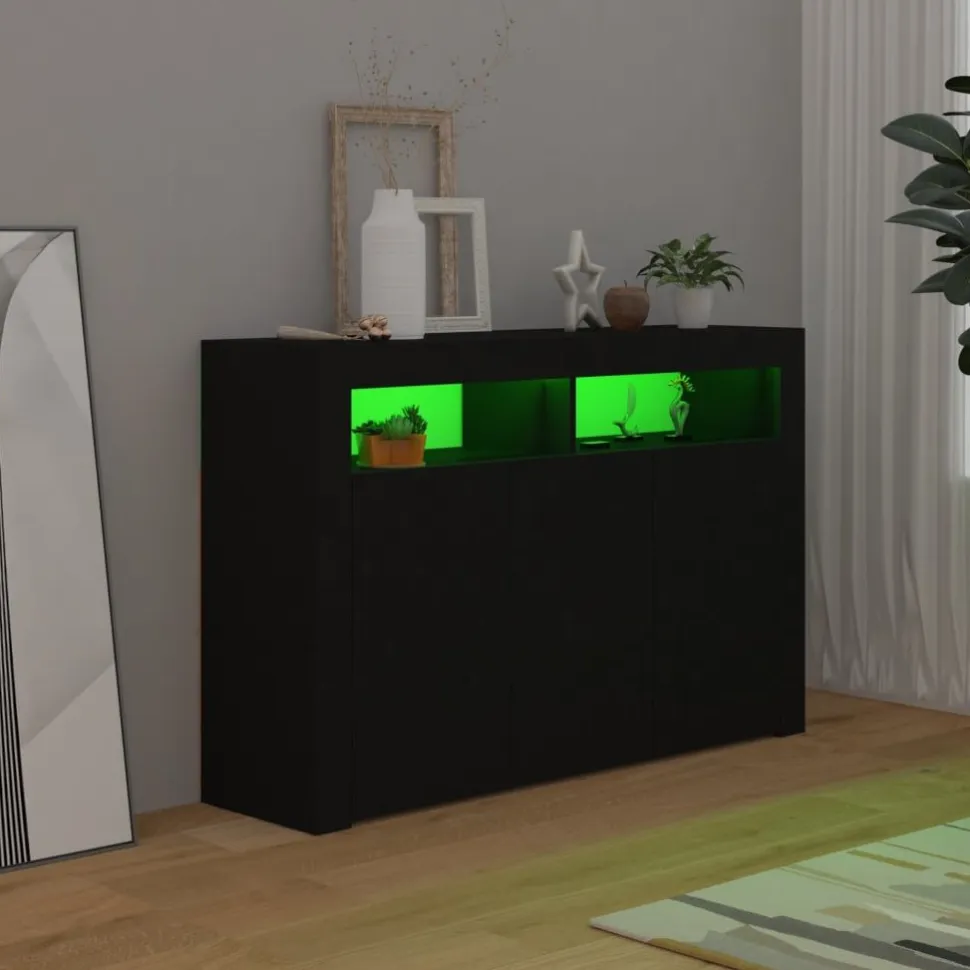 Senkki LED-valoilla, eri kokoja ja värejä