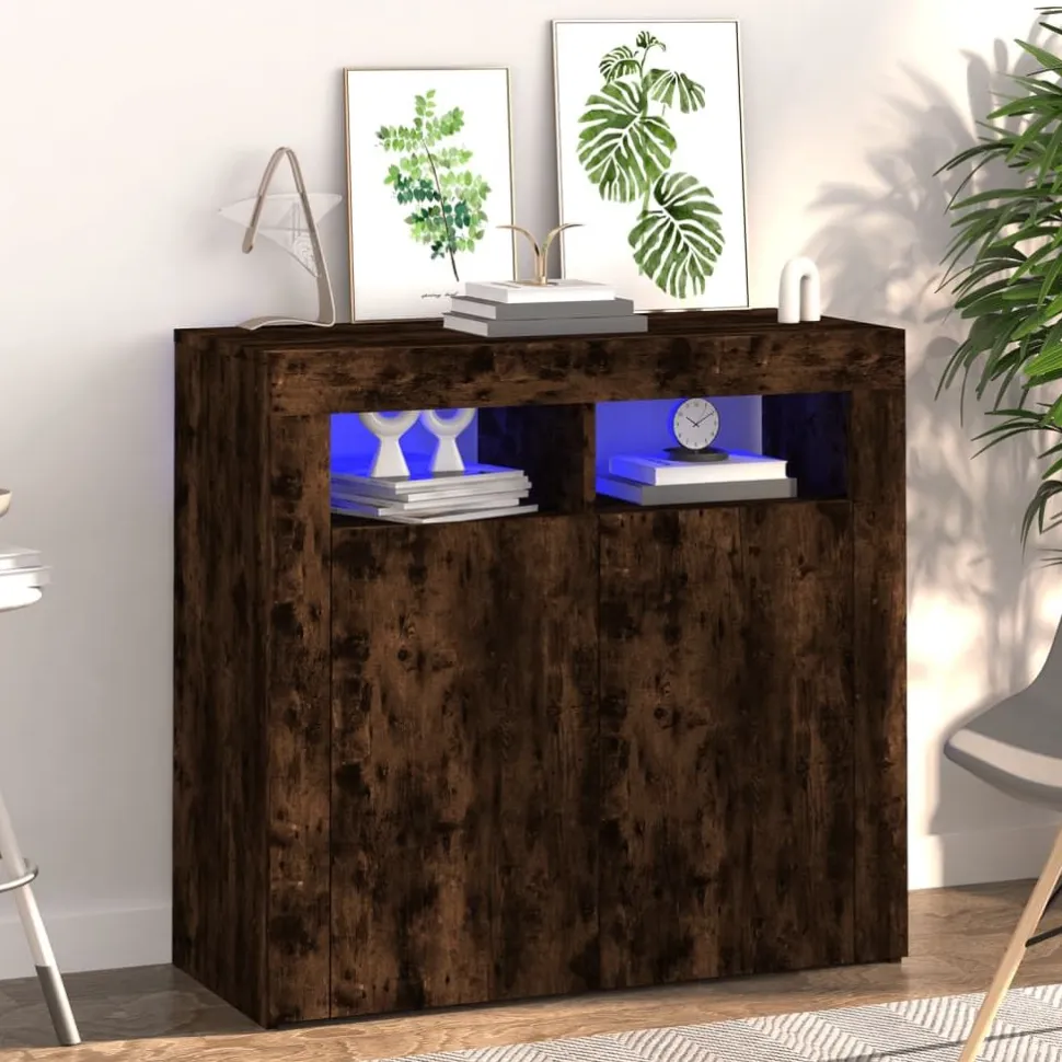 Senkki LED-valoilla, eri kokoja ja värejä