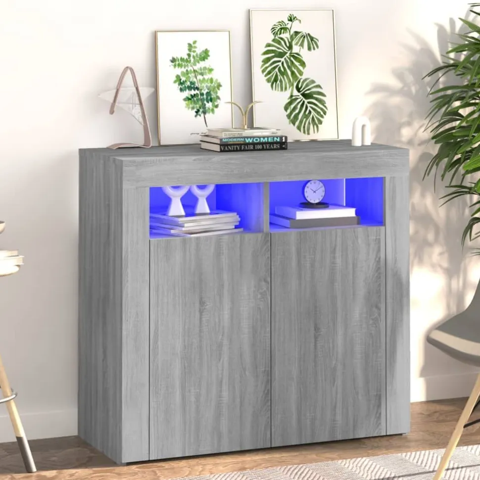 Senkki LED-valoilla, eri kokoja ja värejä