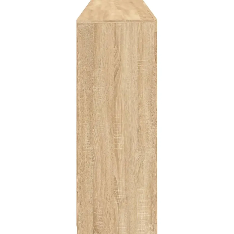 Senkki LED-valoilla Sonoma-tammi 181,5x37x100 cm (09179)