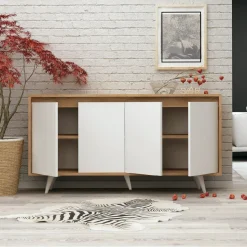 Senkki Linento Furniture Shans tammi/valkoinen
