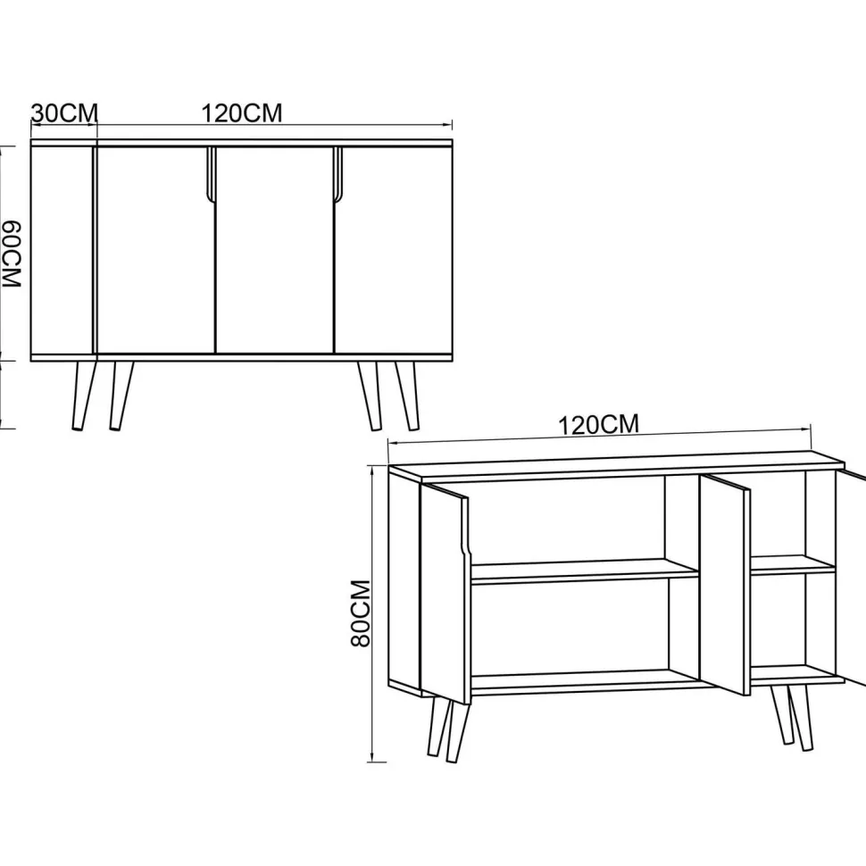 Senkki Linento Furniture Verona 120, leveys 120cm