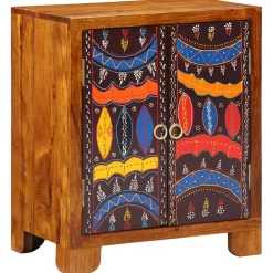 Senkki Monivärinen 50x35x60 Massiivipuu akaasia (16498)