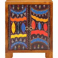 Senkki Monivärinen 50x35x60 Massiivipuu akaasia (16498)