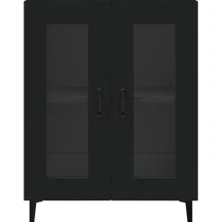 Senkki musta 69,5x34x90 cm tekninen puu (33048)
