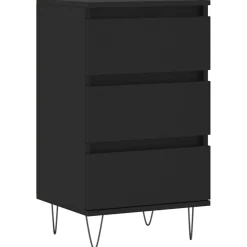 Senkki musta 40x35x70 cm tekninen puu (31093)