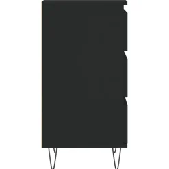 Senkki musta 40x35x70 cm tekninen puu (31093)