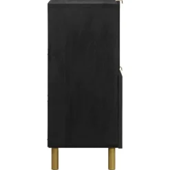 Senkki musta 80x33x75 cm tekninen puu (17675)