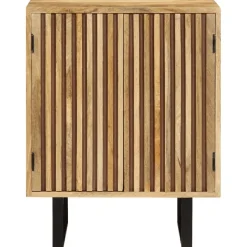Senkki 2 ovella 55x35x70 cm täysi mangopuu (54983)
