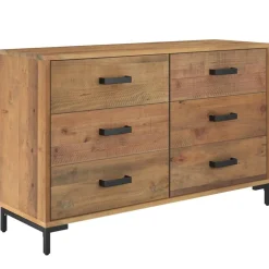 Senkki ruskea 110x35x70 cm täysi mänty (49921)