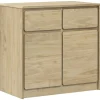 Senkki SAUDA tammenvärinen 80x43x75,5 cm täysi mänty (77600)