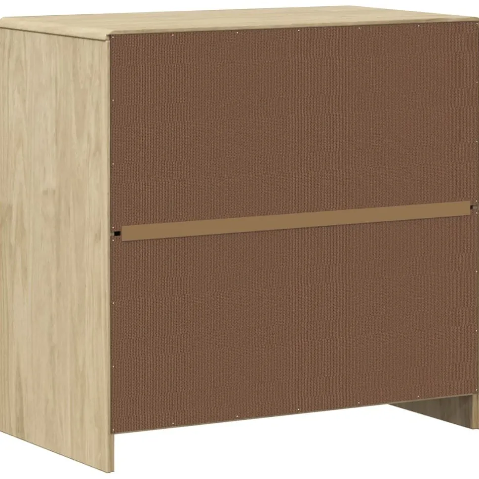 Senkki SAUDA tammenvärinen 80x43x75,5 cm täysi mänty (77600)
