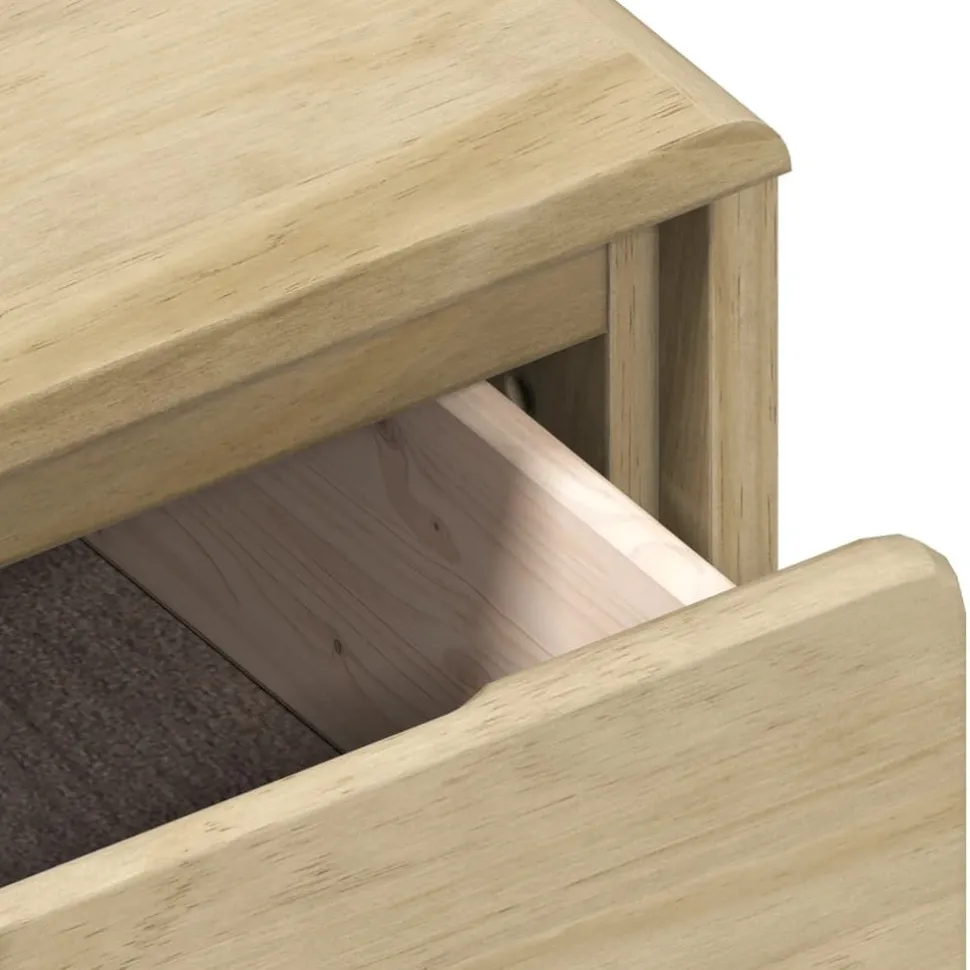 Senkki SAUDA tammenvärinen 80x43x75,5 cm täysi mänty (77600)