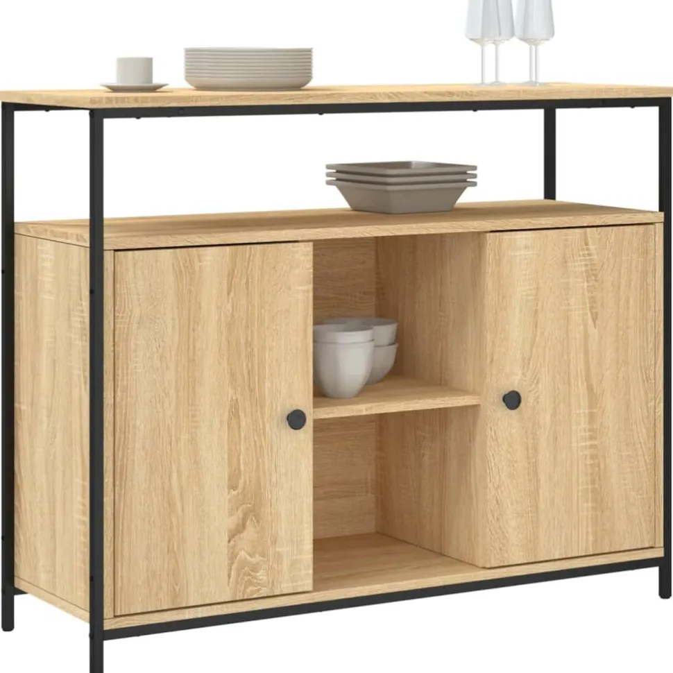 Senkki Sonoma tammi 100x35x80 cm tekninen puu (35500)