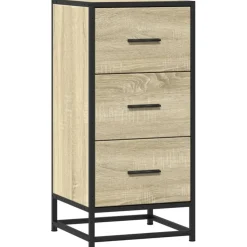 Senkki Sonoma tammi 35,5x35x76 cm tekninen puu ja metalli (48945)