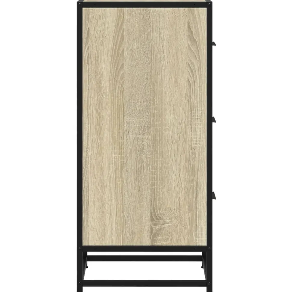 Senkki Sonoma tammi 35,5x35x76 cm tekninen puu ja metalli (48945)