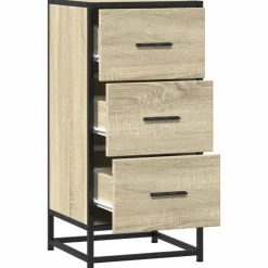 Senkki Sonoma tammi 35,5x35x76 cm tekninen puu ja metalli (48945)
