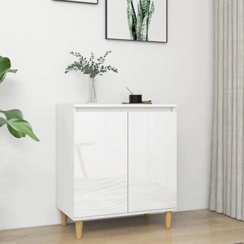 Senkki täyspuujaloilla 60x35x70cm lastulevy betoninharmaa