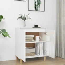 Senkki täyspuujaloilla 60x35x70cm lastulevy betoninharmaa