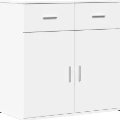 Senkki valkoinen 79x38x80 cm tekninen puu (40520)