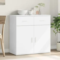 Senkki valkoinen 79x38x80 cm tekninen puu (40520)