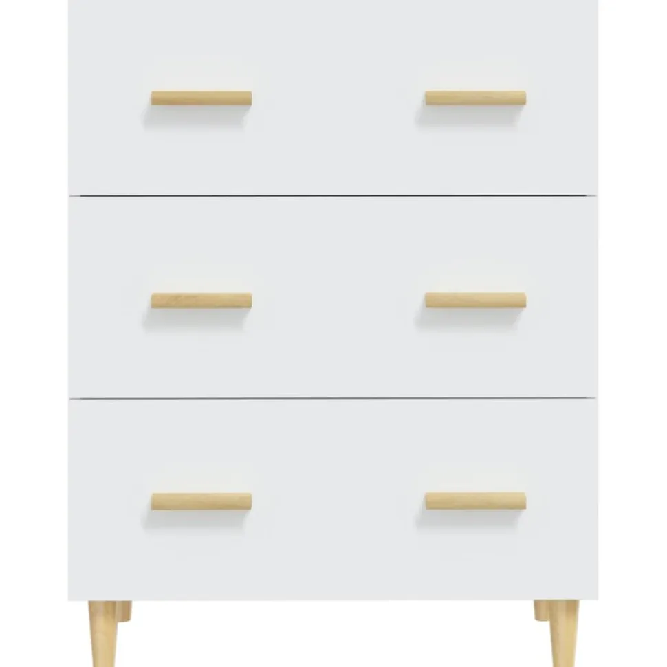 Senkki valkoinen 70x34x90 cm tekninen puu (12150)