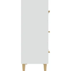 Senkki valkoinen 70x34x90 cm tekninen puu (12150)