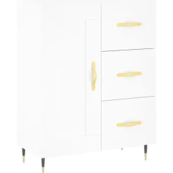 Senkki valkoinen 69,5x34x90 cm tekninen puu (30236)
